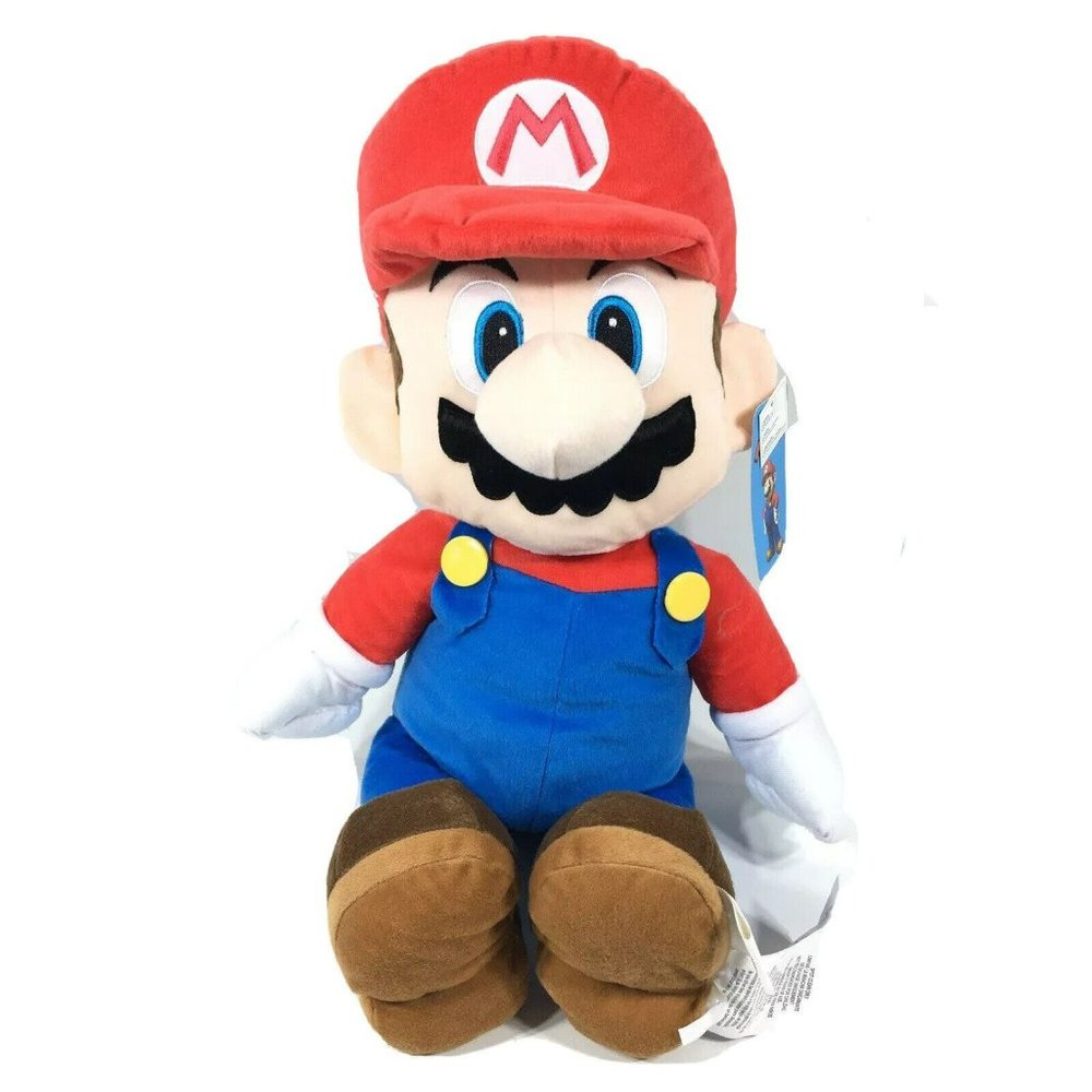 Nintendo Super Mario Throw Pillow Character Plush 22 Inch